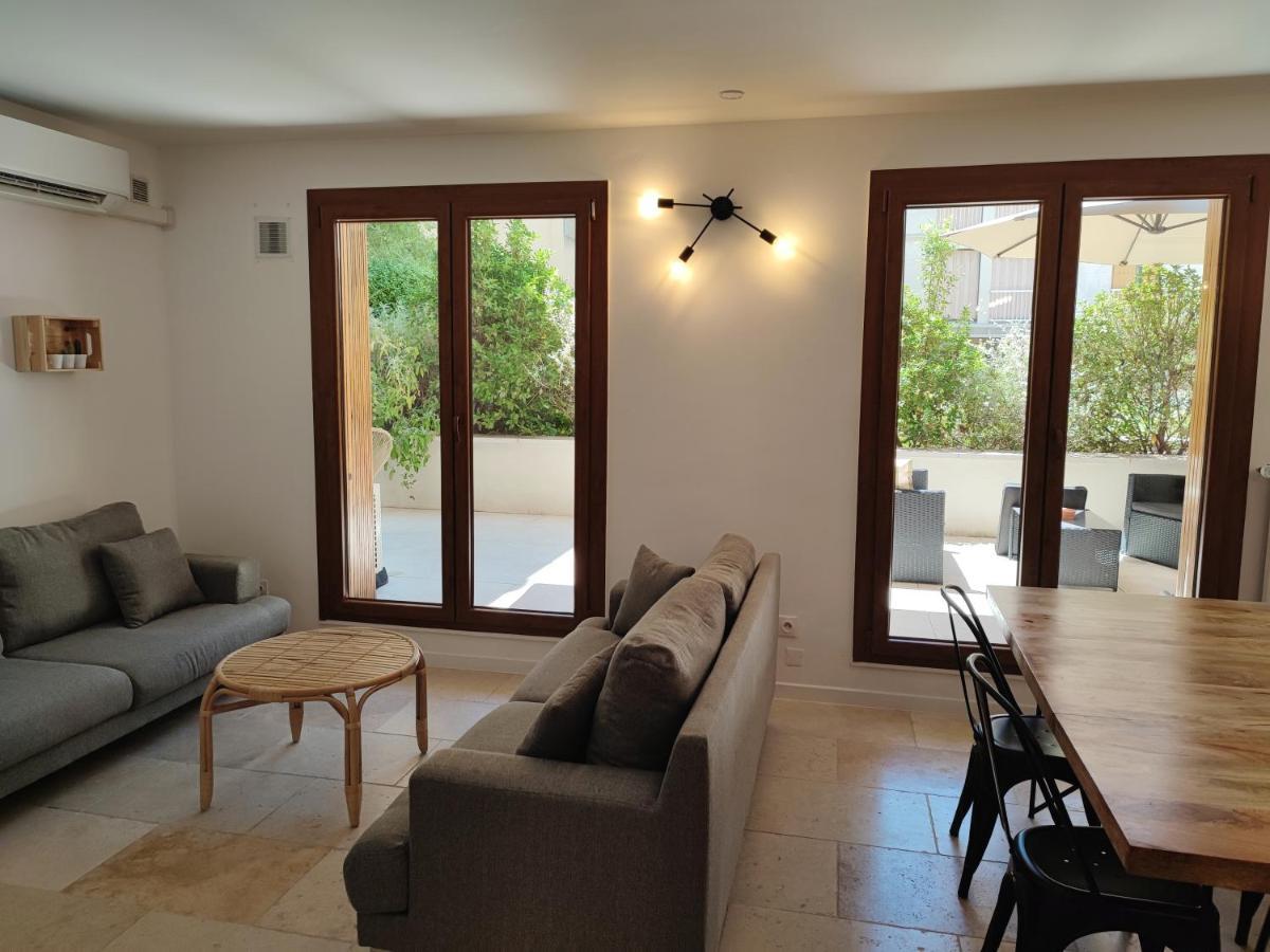 Ferienwohnung Le Thiers-Temps - Ac Clim - Grande Terrasse - Proche Theatres Avignon Exterior foto