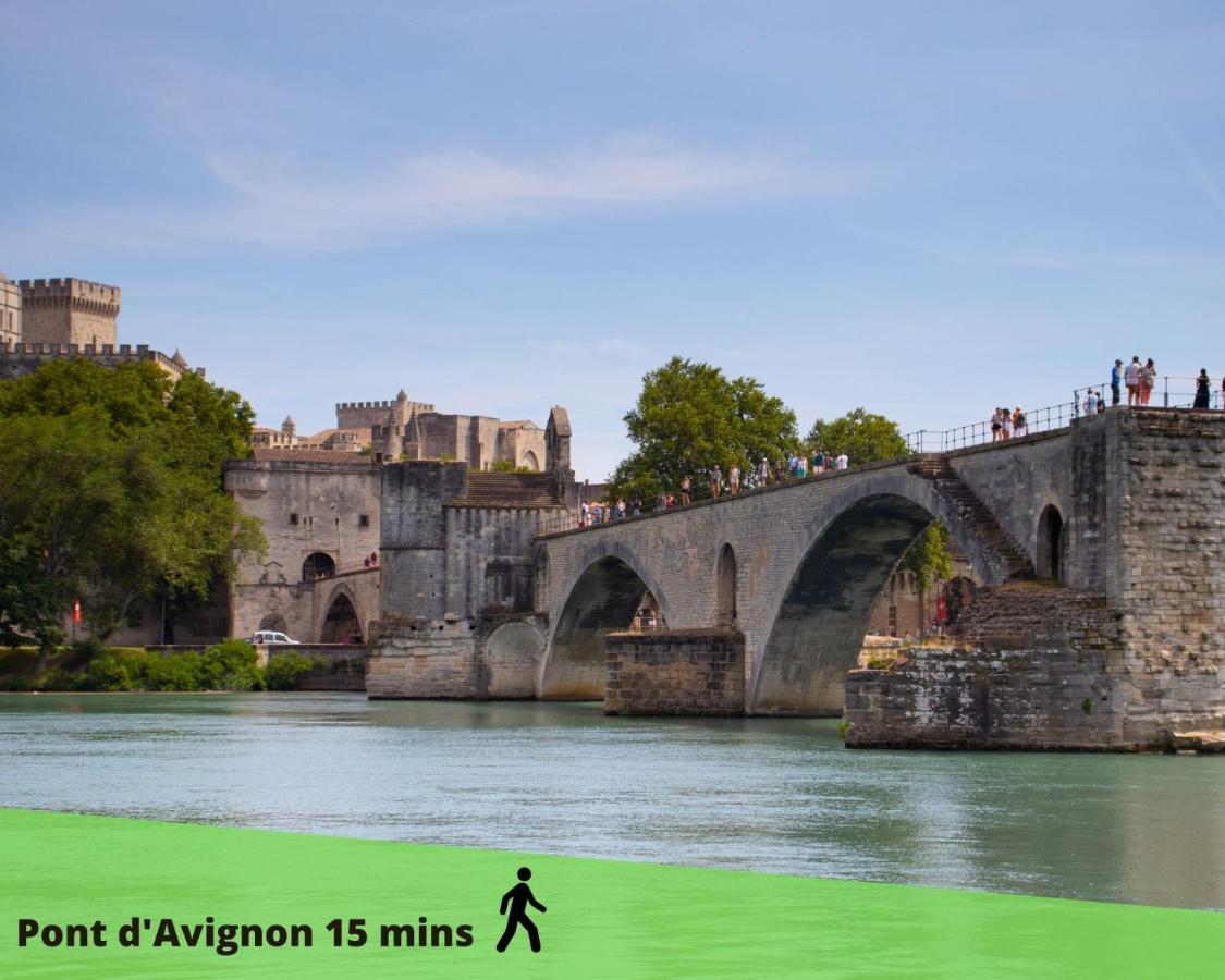 Ferienwohnung Le Thiers-Temps - Ac Clim - Grande Terrasse - Proche Theatres Avignon Exterior foto