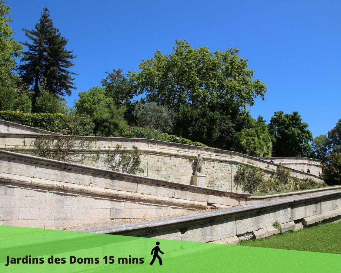 Ferienwohnung Le Thiers-Temps - Ac Clim - Grande Terrasse - Proche Theatres Avignon Exterior foto